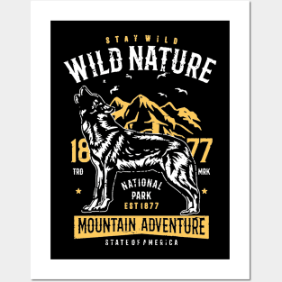 Wild Nature Mountain Posters and Art